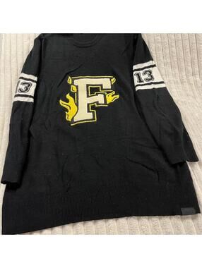 Fenty X Puma by Rihanna Black Crewneck Sweater Dress Women’s Size Small